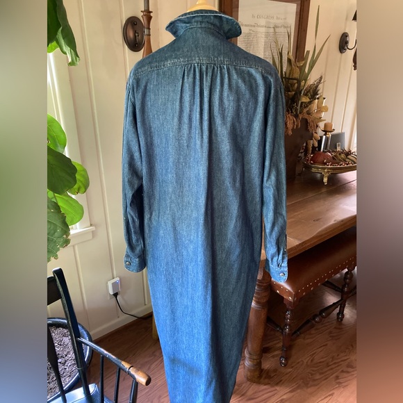 “LAST CALL” VTG RALPH LAUREN Denim Dress - Picture 6 of 10